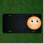 Custom Personalized License Plate With Add Names To Cute Emoji Face Design NEW