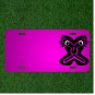 Custom Personalized Car License Plate With Add Names To Angry Face Mask Eyes