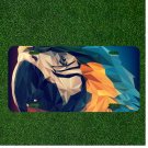 Custom Personalized License Plate Auto Tag With Stunning Parrot Design Art