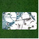 Custom Personalized License Plate Auto Tag With Girl Using The Flute Design