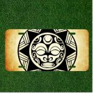 Custom Personalized License Plate Auto Tag With Stunning Black And White Sun