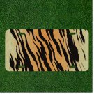 Custom Personalized License Plate Auto Tag With Tiger Cheetah Fur Design NEW