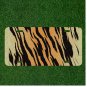 Custom Personalized License Plate Auto Tag With Tiger Cheetah Fur Design NEW