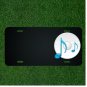 Custom Personalized License Plate With Add Names To Music Symbol Record Design