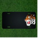Custom Personalized License Plate With Add Names To Intense Tiger Animal Design