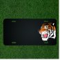 Custom Personalized License Plate With Add Names To Intense Tiger Animal Design