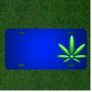 Custom Personalized License Plate With Add Names To Cannabis Hemp Ganja Herb