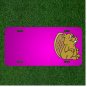 Custom Personalized Car License Plate With Add Names To Beaver Sitting Animal