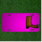 Custom Personalized Car License Plate With Add Names To Boots Footwear Shoe