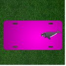 Custom Personalized Car License Plate With Add Names To Whale Swimming Ocean
