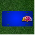 Custom Personalized License Plate With Add Names To Subjects Flowers Colorful
