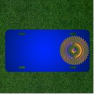 Custom Personalized License Plate With Add Names To Colorful Prismatic Rainbow