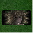 Custom Personalized License Plate Auto Tag With Stunning Women With Illusion Art
