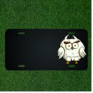 Custom Personalized License Plate With Add Names To White Owl Design NEW