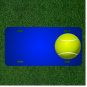 Custom Personalized License Plate With Add Names To Tennis Ball Green Sports