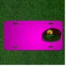 Custom Personalized Car License Plate With Add Names To Plant Nature Flower