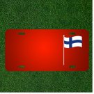 Custom Personalized License Plate With Add Names To Flag Of Finland Flag