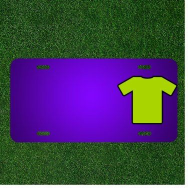 Custom Personalized License Plate With Add Names To Tee Shirt Green Fashion