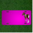 Custom Personalized Car License Plate With Add Names To Horse Standing Animal