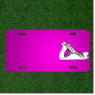 Custom Personalized Car License Plate With Add Names To Outline Hand Drawing