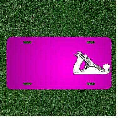 Custom Personalized Car License Plate With Add Names To Outline Hand Drawing