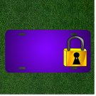 Custom Personalized License Plate With Add Names To Locker Metal Security