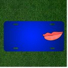 Custom Personalized License Plate With Add Names To Lips Smile Woman Beauty