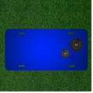 Custom Personalized License Plate With Add Names To Flowers Black