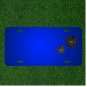 Custom Personalized License Plate With Add Names To Flowers Black