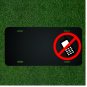 Custom Personalized License Plate With Add Names To No Phones Allowed Design