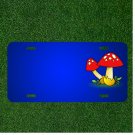 Custom Personalized License Plate With Add Names To Fall Fungi Map Icon