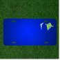 Custom Personalized License Plate With Add Names To Green Blue Orange Kite