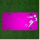Custom Personalized Car License Plate With Add Names To Soccer Player Symbol