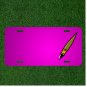 Custom Personalized Car License Plate With Add Names To Brush Paint Painting