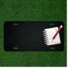 Custom Personalized License Plate With Add Names To Pencil And Book Design NEW