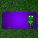 Custom Personalized License Plate With Add Names To Turtle Tortoise Cartoon