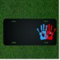 Custom Personalized License Plate With Add Names To Blue And Red Hand Print NEW