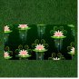 Creative License Plate Auto Tag With Pink Shining Star Flowers Fancy Design