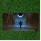 Custom Personalized License Plate Auto Tag With Women To Black Hole Design