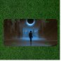 Custom Personalized License Plate Auto Tag With Women To Black Hole Design
