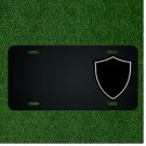 Custom Personalized License Plate With Add Names To Black Shield Design NEW