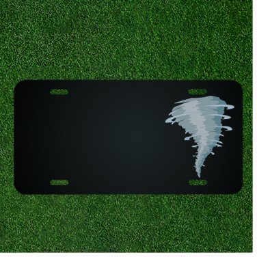 Custom Personalized License Plate With Add Names To Tornado Design Art NEW