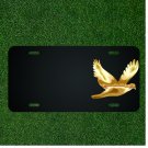 Custom Personalized License Plate With Add Names To GOLDEN Bird Design Flying