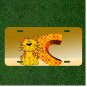 Custom Personalized License Plate Auto Tag With C For Cat Design NEW