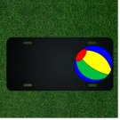 Custom Personalized License Plate With Add Names To Ball Beach Ball Inflatable