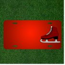 Custom Personalized License Plate With Add Names To Ice-Skates Ice Skating