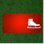 Custom Personalized License Plate With Add Names To Ice Skate Boot Skater