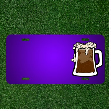 Custom Personalized License Plate With Add Names To Beer Beverage Drink Jar