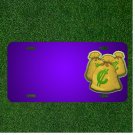 Custom Personalized License Plate With Add Names To Money Bags Cash Currency