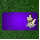 Custom Personalized License Plate With Add Names To Stylized Green Deer Style